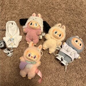 Cute Plush Doll Set with Accessories